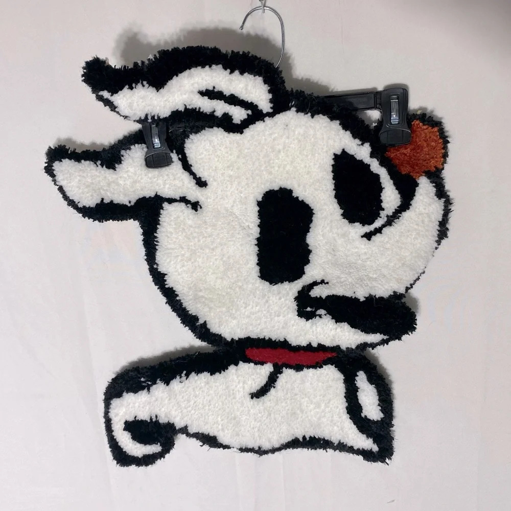Handmade Nightmare Before Christmas Zero Dog Small Rug Carpet
